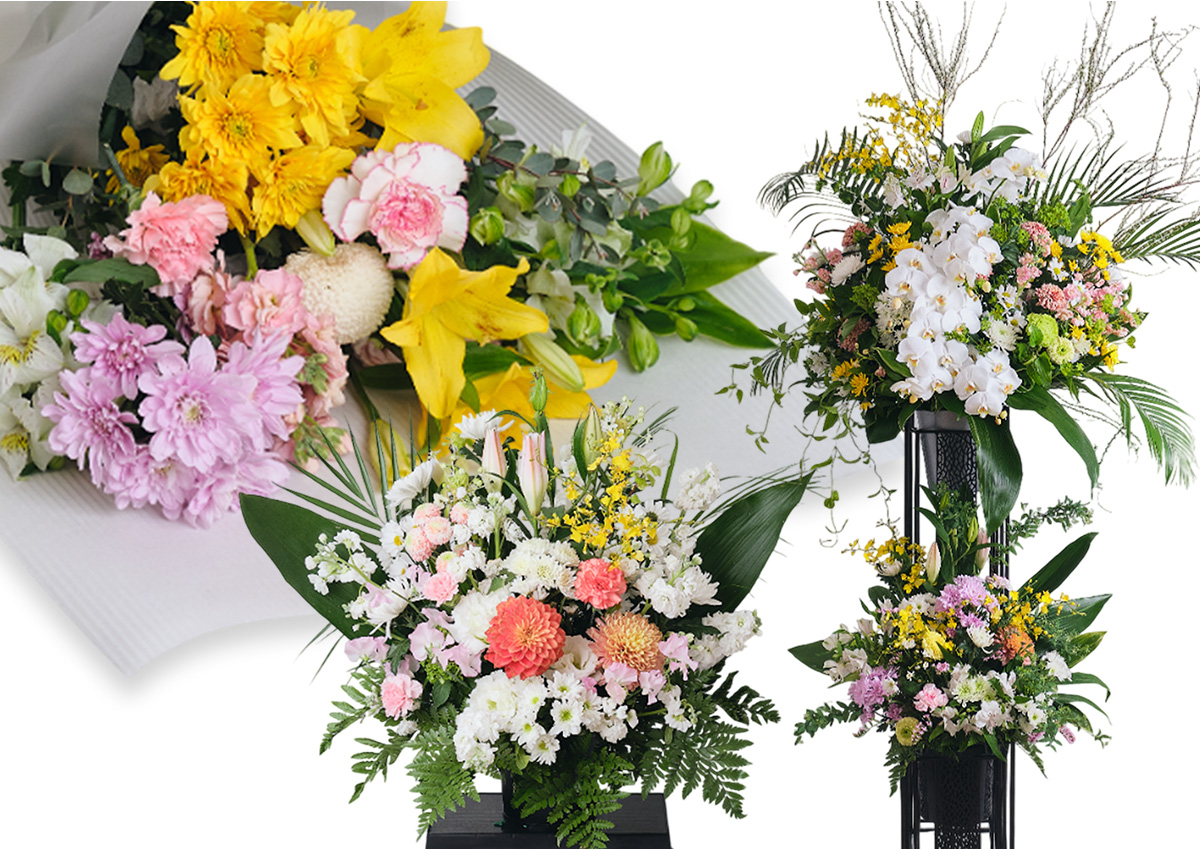 供花の様子
